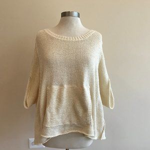NSF cream NEW with tags crochet sweater